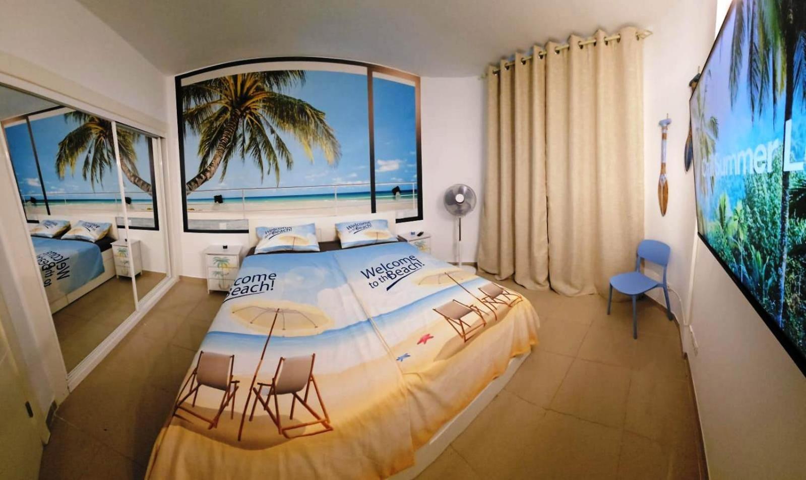 Blue Bay Paradise - Beach Front Apartment With Sea View Playa Paraíso Eksteriør billede