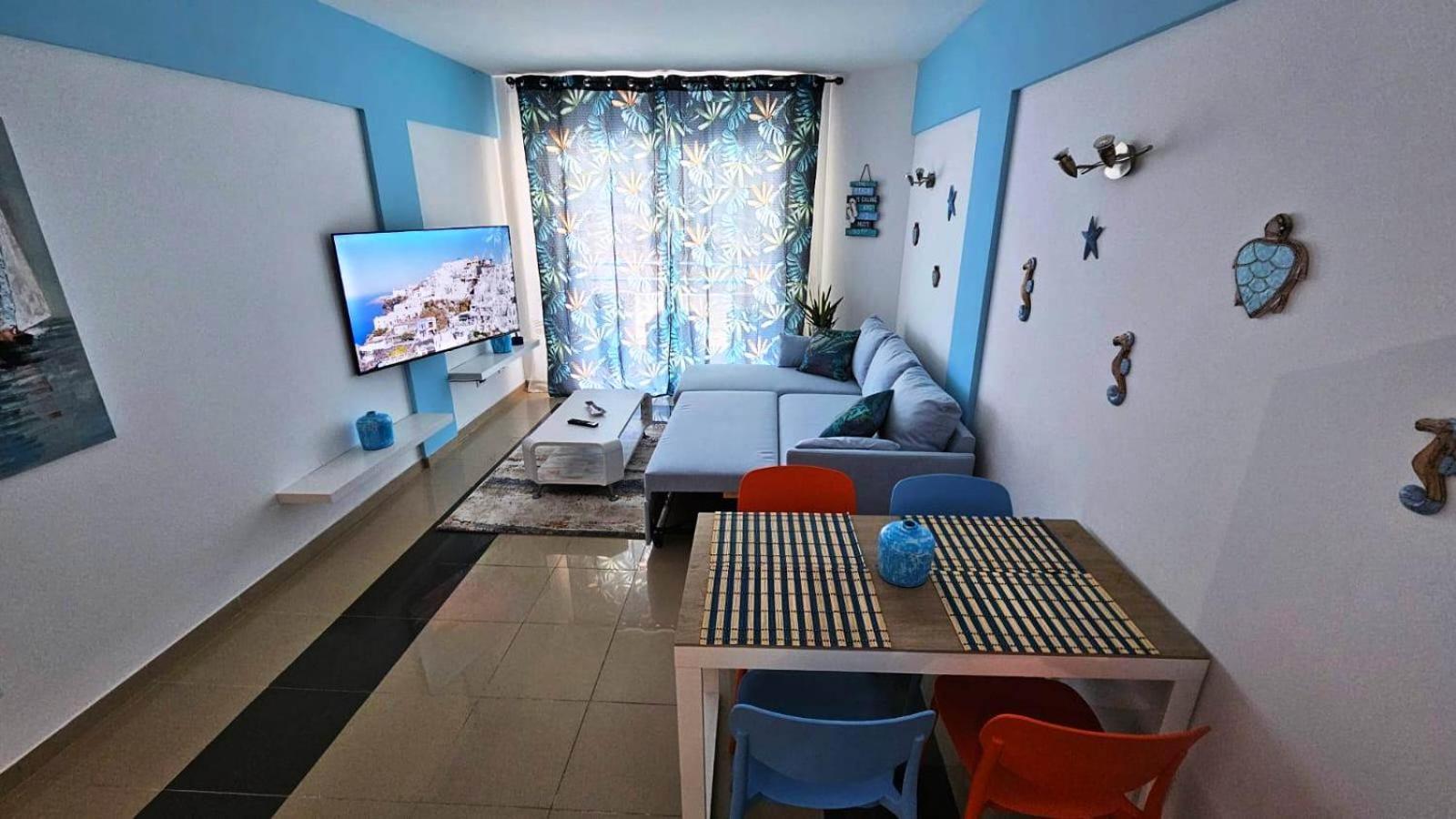 Blue Bay Paradise - Beach Front Apartment With Sea View Playa Paraíso Eksteriør billede